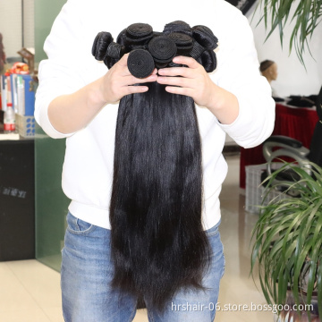 Silky straight hair bundles hair with lace closure 8 inch -28 inch brazilian human hair bundle with closure